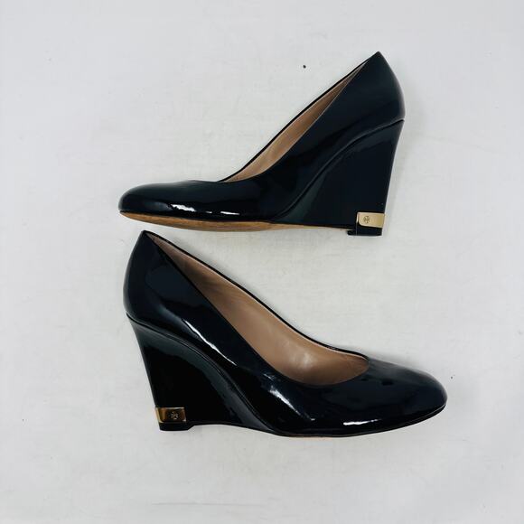 Tory Burch Black Patent Leather Heels - Picture 13 of 14